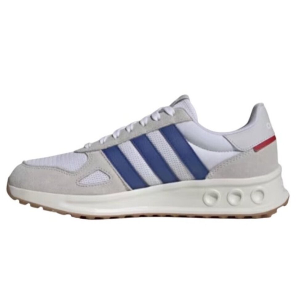 Adidas Run 84 Jogger Sneaker Men’s White/Blue Size 10 - Picture 4 of 14